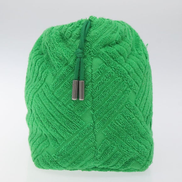 BOTTEGA VENETA Pouch pile Green Auth 127622