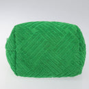 BOTTEGA VENETA Pouch pile Green Auth 127622-7