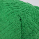 BOTTEGA VENETA Pouch pile Green Auth 127622-8