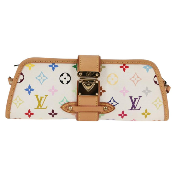 LOUIS VUITTON Multicolor Shirley Shoulder Bag White M40049 LV Auth 127636V