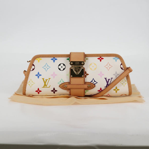 LOUIS VUITTON Multicolor Shirley Shoulder Bag White M40049 LV Auth 127636V