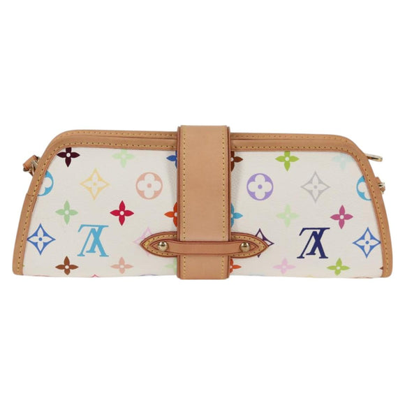LOUIS VUITTON Multicolor Shirley Shoulder Bag White M40049 LV Auth 127636V