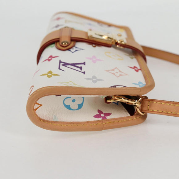 LOUIS VUITTON Multicolor Shirley Shoulder Bag White M40049 LV Auth 127636V