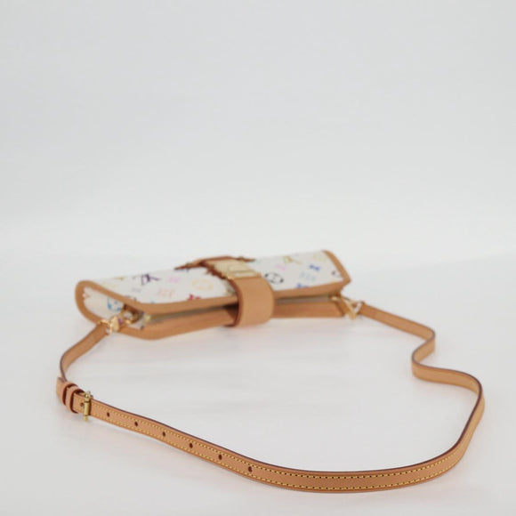 LOUIS VUITTON Multicolor Shirley Shoulder Bag White M40049 LV Auth 127636V