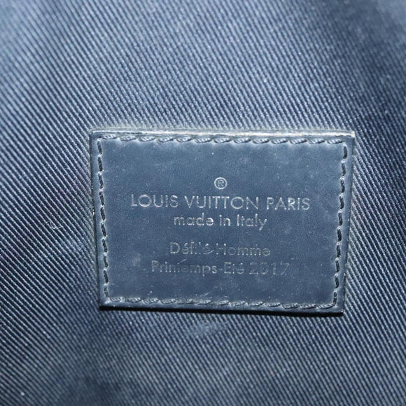 LOUIS VUITTON Monogram Savanna Messenger BB Shoulder Bag Navy M54247 Auth 127639