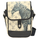 LOUIS VUITTON Monogram Savanna Messenger BB Shoulder Bag Navy M54247 Auth 127639-13