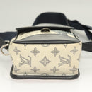 LOUIS VUITTON Monogram Savanna Messenger BB Shoulder Bag Navy M54247 Auth 127639-5