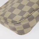 LOUIS VUITTON Damier Azur Pochette Accessoires Pouch N51986 LV Auth 127641-15