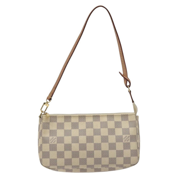 LOUIS VUITTON Damier Azur Pochette Accessoires Pouch N51986 LV Auth 127641