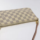 LOUIS VUITTON Damier Azur Pochette Accessoires Pouch N51986 LV Auth 127641-6