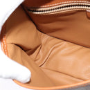 CELINE Macadam Canvas Shoulder Bag PVC Brown Gold Auth 127643-19