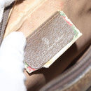 GUCCI GG Supreme Web Sherry Line Bag PVC Beige Brown 89 01 034 Auth 127646-18