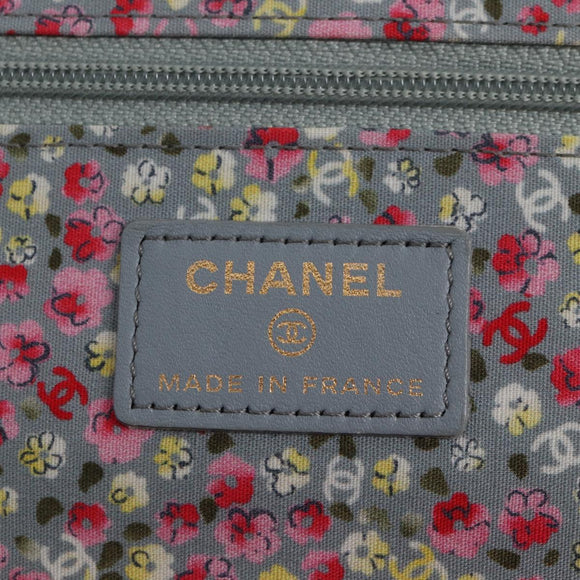 CHANEL Matelasse Chain Shoulder Bag Canvas Green Gold CC Auth 127648M