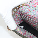 CHANEL Matelasse Chain Shoulder Bag Canvas Green Gold CC Auth 127648M-26