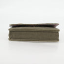 CHANEL Matelasse Chain Shoulder Bag Canvas Green Gold CC Auth 127648M-5