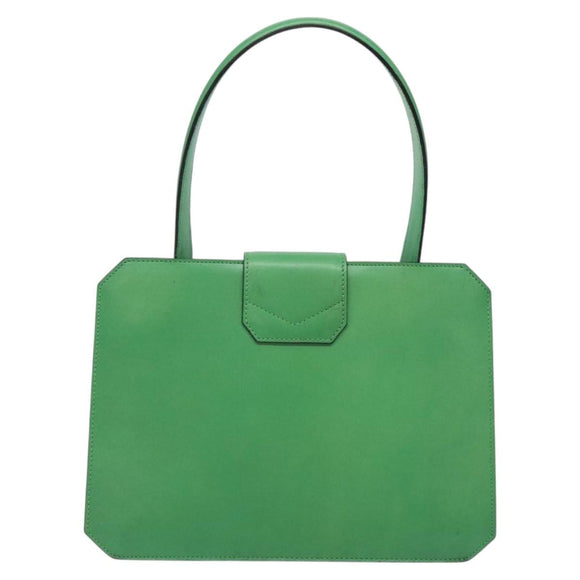 CELINE Handtasche Leder Grün Gold Original 127658A