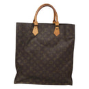 LOUIS VUITTON Monogram Sac Plat Hand Bag M51140 LV Auth 127666-13