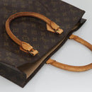 LOUIS VUITTON Monogram Sac Plat Hand Bag M51140 LV Auth 127666-6
