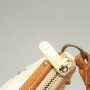 LOUIS VUITTON Multicolor Pochette Accessoires Pouch White M92649 LV Auth 127669V-19
