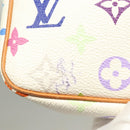 LOUIS VUITTON Multicolor Pochette Accessoires Pouch White M92649 LV Auth 127669V-9