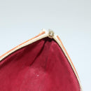 LOUIS VUITTON Multicolor Pochette Accessoires Pouch White M92649 LV Auth 127669V-21