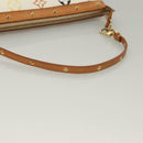 LOUIS VUITTON Multicolor Pochette Accessoires Pouch White M92649 LV Auth 127669V-7