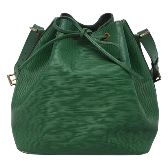 LOUIS VUITTON Epi Petit Noe Shoulder Bag Green M44104 LV Auth 127674