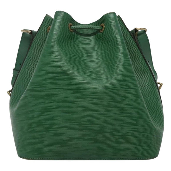 LOUIS VUITTON Epi Petit Noe Shoulder Bag Green M44104 LV Auth 127674