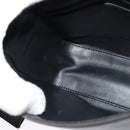 Salvatore Ferragamo Gancini Shoulder Bag Calf leather Black Gold Auth 127686-21