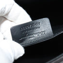 Salvatore Ferragamo Gancini Shoulder Bag Calf leather Black Gold Auth 127686-23