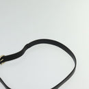 Salvatore Ferragamo Gancini Shoulder Bag Calf leather Black Gold Auth 127686-8