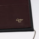 CARTIER Trinity Hand Bag Leather Black Auth 127687-17