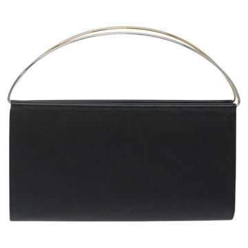 CARTIER Trinity Hand Bag Leather Black Auth 127687 - 0
