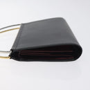 CARTIER Trinity Hand Bag Leather Black Auth 127687-5