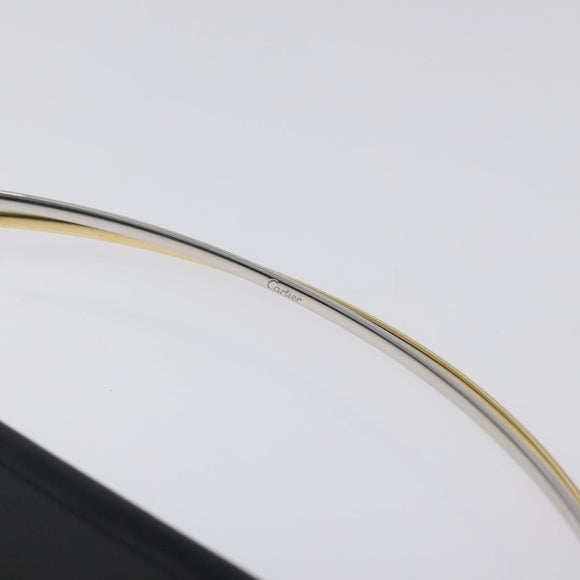 CARTIER Trinity Hand Bag Leather Black Auth 127687