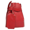 LOUIS VUITTON Epi Sac Depaule GM Shoulder Bag Red M80197 LV Auth 127696-1