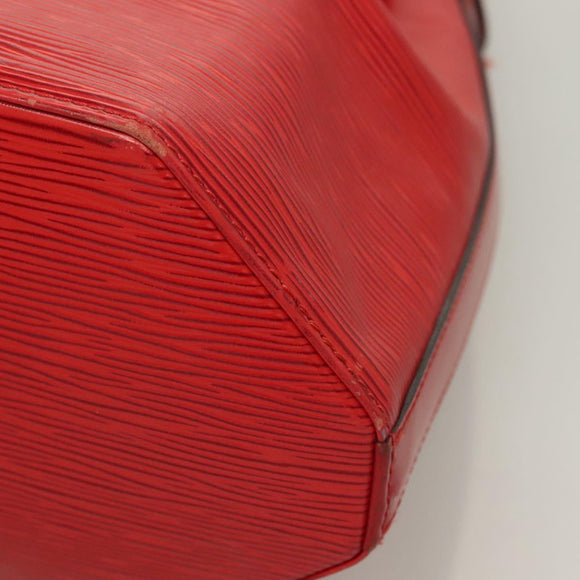 LOUIS VUITTON Epi Sac Depaule GM Shoulder Bag Red M80197 LV Auth 127696