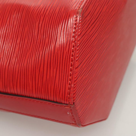 LOUIS VUITTON Epi Sac Depaule GM Shoulder Bag Red M80197 LV Auth 127696