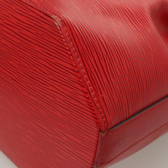 LOUIS VUITTON Epi Sac Depaule GM Shoulder Bag Red M80197 LV Auth 127696