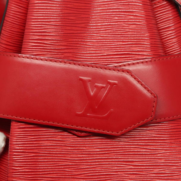 LOUIS VUITTON Epi Sac Depaule GM Shoulder Bag Red M80197 LV Auth 127696