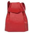 LOUIS VUITTON Epi Sac Depaule GM Shoulder Bag Red M80197 LV Auth 127696-13