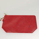 LOUIS VUITTON Epi Sac Depaule GM Shoulder Bag Red M80197 LV Auth 127696-20