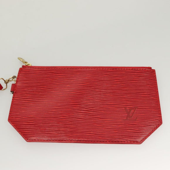 LOUIS VUITTON Epi Sac Depaule GM Shoulder Bag Red M80197 LV Auth 127696