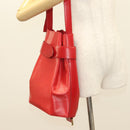 LOUIS VUITTON Epi Sac Depaule GM Shoulder Bag Red M80197 LV Auth 127696-23