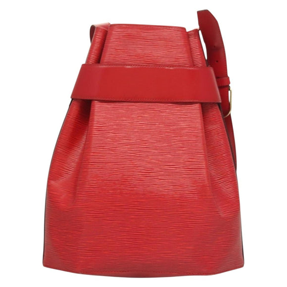LOUIS VUITTON Epi Sac Depaule GM Shoulder Bag Red M80197 LV Auth 127696