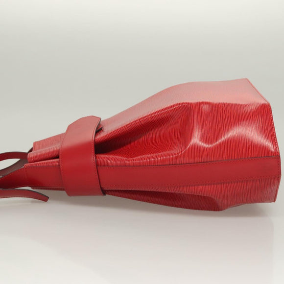 LOUIS VUITTON Epi Sac Depaule GM Shoulder Bag Red M80197 LV Auth 127696