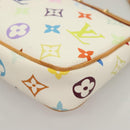 LOUIS VUITTON Multicolor Pochette Accessoires Pouch White M92649 Auth 127704V-14