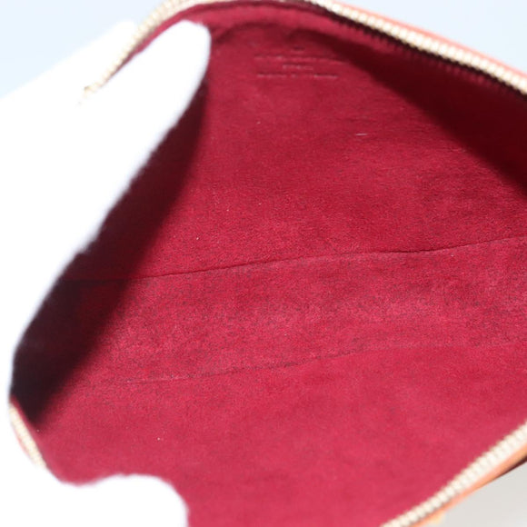 LOUIS VUITTON Multicolor Pochette Accessoires Pouch White M92649 Auth 127704V