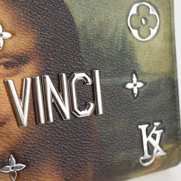 LOUIS VUITTON Masters Collection Da Vinci Zippy Wallet Green M64606 Auth 127707M