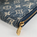 LOUIS VUITTON Monogram Jaguar Zippy Wallet Wallet Blue M81226 LV Auth 127708A-17